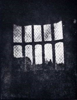 William Henry Fox Talbot, 'Latticed Window at Lacock Abbey', 1835. Photographic print. National Museum of Photography, Film and Television collection, England